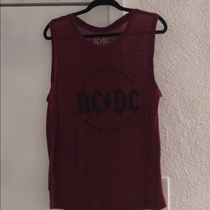 ac/dc tank top